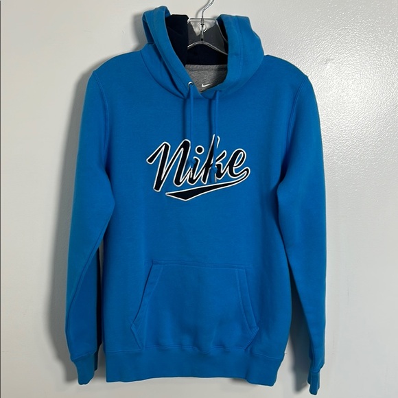 Nike Tops - Nike Women’s Blue Retro Hooded Fleece Sweatshirt Size Large